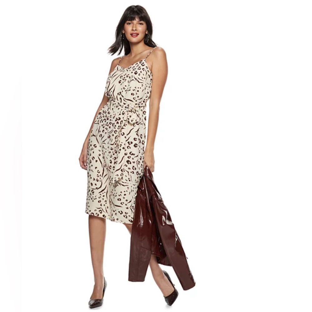 Leopard Slip Dress